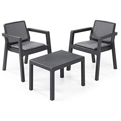 Keter Gartenmöbel Set graphit Keter Gartenmöbel Set graphit