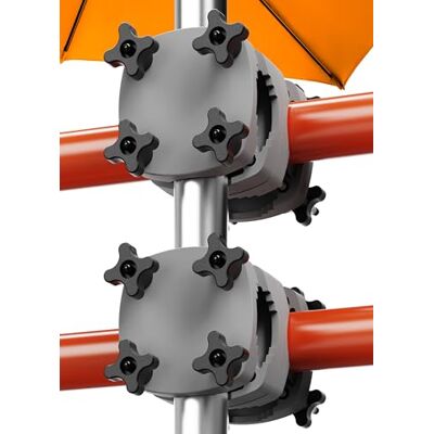 4smile Sonnenschirmhalter Balkongeländer SunnyGuy 2er Set, Anthrazit Bombensichere, universelle Sonnenschirm Halterung Balkon Kompakte Schirmhalterung Balkongeländer ersetzt Sonnenschirmständer 4smile Sonnenschirmhalter Balkongeländer SunnyGuy 2er Set, Anthrazit Bombensichere, universelle Sonnenschirm Halterung Balkon Kompakte Schirmhalterung Balkongeländer ersetzt Sonnenschirmständer