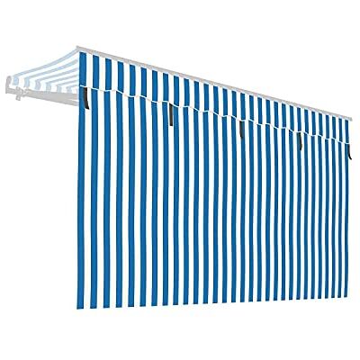 empasa Markisen Volant Markisenstoff Markisen-Zubehör Sonnenschutz Sichtschutz für unsere Gelenkarmmarkisen 'Start' und 'Start Plus', Farbe:blau/weiß gestreift, Größe:300 cm empasa Markisen Volant Markisenstoff Markisen-Zubehör Sonnenschutz Sichtschutz für unsere Gelenkarmmarkisen 'Start' und 'Start Plus', Farbe:blau/weiß gestreift, Größe:300 cm
