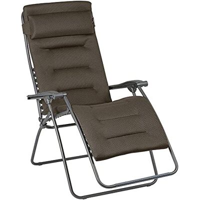 Lafuma Großer Relax-Liegestuhl, Klappbar und verstellbar, RSX Clip XL, Air Comfort, Taupe, LFM2041-8719 Lafuma Großer Relax-Liegestuhl, Klappbar und verstellbar, RSX Clip XL, Air Comfort, Taupe, LFM2041-8719