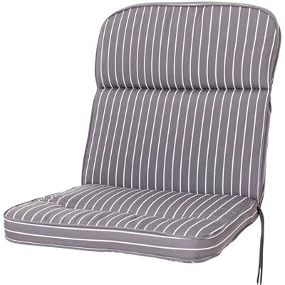 KETTLER KETTtex 0709 Auflage Niederlehner Alicante anthrazit-weiß gestreift 102x50x7 cm Sitzpolster KETTLER KETTtex 0709 Auflage Niederlehner Alicante anthrazit-weiß gestreift 102x50x7 cm Sitzpolster