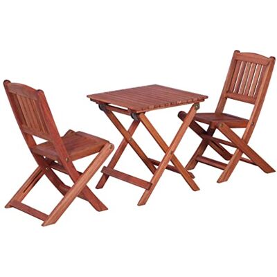 vidaXL 3-TLG. Bistro-Set für Kinder Massivholz Eukalyptus vidaXL 3-TLG. Bistro-Set für Kinder Massivholz Eukalyptus