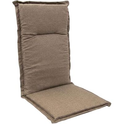 Spetebo Pflegeleichtes Polster für Hochlehner Taupe Gartenstuhl Auflage mit Haltegurt Sitzkissen Stuhlauflage (Modell 21) Spetebo Pflegeleichtes Polster für Hochlehner Taupe Gartenstuhl Auflage mit Haltegurt Sitzkissen Stuhlauflage (Modell 21)