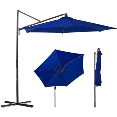 Sekey Alu Sonnenschirm Rund 300 cm, mit Kurbelbedienung, 360° drehbar und neigbar, mit Einrastgarnitur und Handgriff, runder Gartenschirm mit UV50+ Sonnenschutz für Garten und Terrasse Sekey Alu Sonnenschirm Rund 300 cm, mit Kurbelbedienung, 360° drehbar und neigbar, mit Einrastgarnitur und Handgriff, runder Gartenschirm mit UV50+ Sonnenschutz für Garten und Terrasse