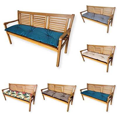 4L Textil Bankauflage Outdoor Gartenbankauflage Hollywoodschaukel 150x60cm Petrol Ohne/Mit Rückenlehne Sitzkissen Bankkissen Gartenstuhlauflagen 4L Textil Bankauflage Outdoor Gartenbankauflage Hollywoodschaukel 150x60cm Petrol Ohne/Mit Rückenlehne Sitzkissen Bankkissen Gartenstuhlauflagen