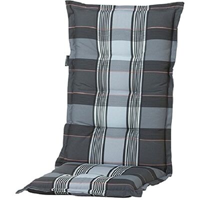Madison Luxus Hochlehner Auflage A 055 Grau Anthrazit 120x50x8cm 8 cm dick, Schaum-/Vliesfüllung Madison Luxus Hochlehner Auflage A 055 Grau Anthrazit 120x50x8cm 8 cm dick, Schaum-/Vliesfüllung