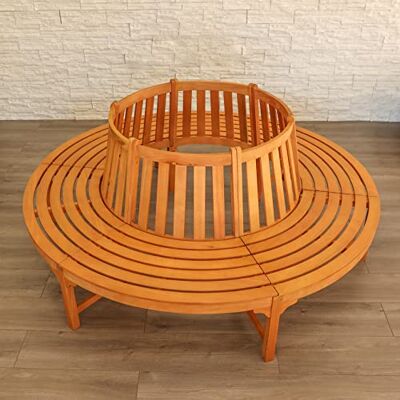Sedex Holz Baumbank Kentucky aus hochwertigem Hartholz, Ø 208cm Eukalyptusholz Sedex Holz Baumbank Kentucky aus hochwertigem Hartholz, Ø 208cm Eukalyptusholz