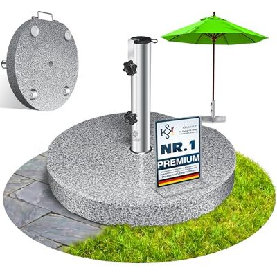 KESSER Granit-Schirmständer - Verstellbar, Wasserabweisend, 25kg Basis KESSER Granit-Schirmständer - Verstellbar, Wasserabweisend, 25kg Basis