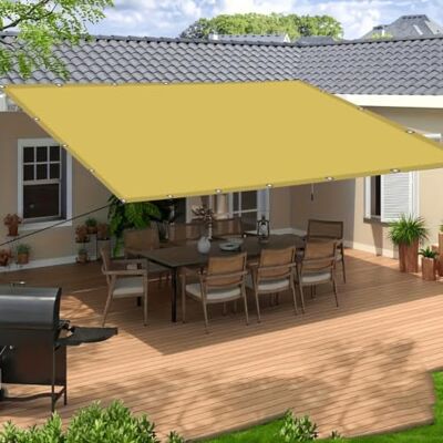 Sonnensegel Balkon Nach Maß Wasserdicht ReißFest 1.2x1.5m Sonnenschutz Terrasse UV-Schu, mit Ösen und Seil für Pergola, Balkon Terrasse Garten Sonnensegel Balkon Nach Maß Wasserdicht ReißFest 1.2x1.5m Sonnenschutz Terrasse UV-Schu, mit Ösen und Seil für Pergola, Balkon Terrasse Garten