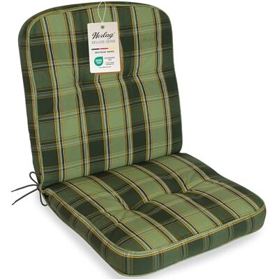 Herlag Niedriglehner-Polsterauflage Tilly 100x50x7cm Stuhlauflage 7cm Karo-Motiv Auflage Niederlehner-Gartenstuhl Deluxe-Serie hoher Komfort Öko Tex 100 Grün-Kariert Herlag Niedriglehner-Polsterauflage Tilly 100x50x7cm Stuhlauflage 7cm Karo-Motiv Auflage Niederlehner-Gartenstuhl Deluxe-Serie hoher Komfort Öko Tex 100 Grün-Kariert