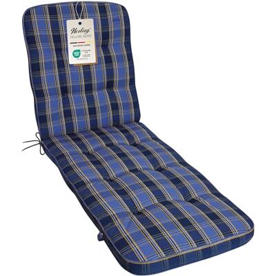 Herlag Liegenauflage Tilly 200x65x9cm Liegestuhl-Auflage Karo-Motiv 9cm Liegepolster für Gartenliege Gartenmöbelauflage Liege Deluxe-Serie Atmungsaktiv Öko Tex 100 Blau-Kariert Herlag Liegenauflage Tilly 200x65x9cm Liegestuhl-Auflage Karo-Motiv 9cm Liegepolster für Gartenliege Gartenmöbelauflage Liege Deluxe-Serie Atmungsaktiv Öko Tex 100 Blau-Kariert