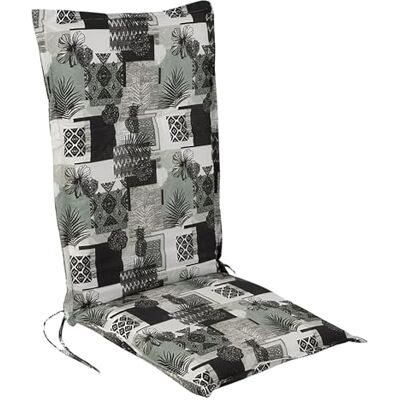 Spetebo Universal Hochlehner Auflage „Annecy Multicolor 123 cm Mit Einstellband, Mit Eckbändern, Mit Haltegurt, Pflegeleicht, Outdoor geeignet Spetebo Universal Hochlehner Auflage „Annecy Multicolor 123 cm Mit Einstellband, Mit Eckbändern, Mit Haltegurt, Pflegeleicht, Outdoor geeignet