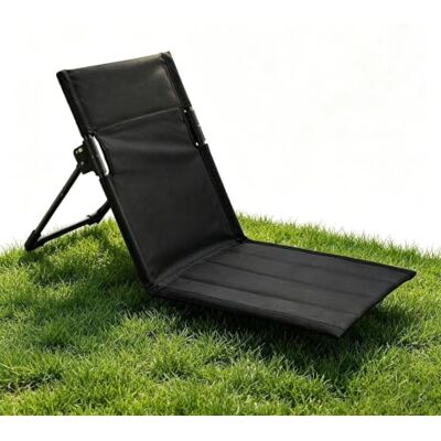 generic Klappstuhl, leicht, mit Rückenlehne, zusammenklappbar, für Angeln, Picknick, Rennen, Garten, Bad, Rasen, Bad und Poolrand (schwarz) generic Klappstuhl, leicht, mit Rückenlehne, zusammenklappbar, für Angeln, Picknick, Rennen, Garten, Bad, Rasen, Bad und Poolrand (schwarz)