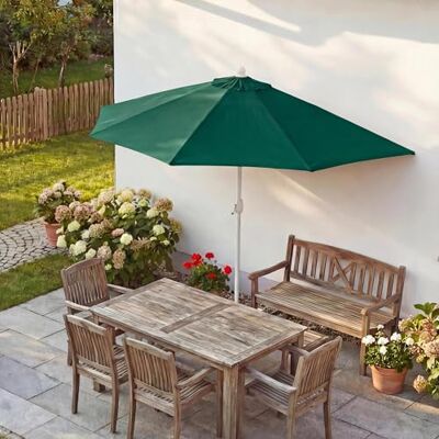 Mendler Sonnenschirm halbrund Parla 300cm ohne Ständer Halbschirm Balkonschirm, UV 50+, Polyester/Alu, 3kg Mendler Sonnenschirm halbrund Parla 300cm ohne Ständer Halbschirm Balkonschirm, UV 50+, Polyester/Alu, 3kg