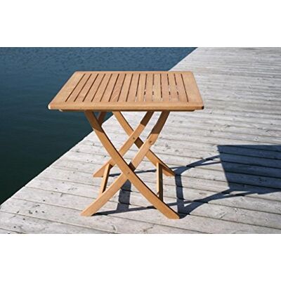 Sedex Catar Klapptisch 80x80 cm aus Eukalyptus Massivholz, Natur, Witterungsbeständig Sedex Catar Klapptisch 80x80 cm aus Eukalyptus Massivholz, Natur, Witterungsbeständig