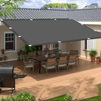 Sonnensegel Balkon Nach Maß Wasserdicht ReißFest 1.2x1.5m Sonnenschutz Terrasse UV-Schu, mit Ösen und Seil für Pergola, Balkon Terrasse Garten Sonnensegel Balkon Nach Maß Wasserdicht ReißFest 1.2x1.5m Sonnenschutz Terrasse UV-Schu, mit Ösen und Seil für Pergola, Balkon Terrasse Garten