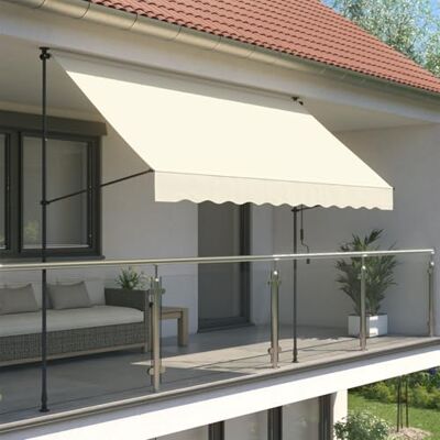 empasa Klemmmarkise 'ILANGA' Balkon Markise Klemm-Markise UV-beständig und höhenverstellbar, Farbe:elfenbein, Größe:200 x 120 cm empasa Klemmmarkise 'ILANGA' Balkon Markise Klemm-Markise UV-beständig und höhenverstellbar, Farbe:elfenbein, Größe:200 x 120 cm