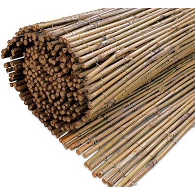 Windhager Sichtschutzmatte TAIPEI Naturprodukt aus unbehandeltem Bambusvollrohr, natur, 3 x 0,9 m Windhager Sichtschutzmatte TAIPEI Naturprodukt aus unbehandeltem Bambusvollrohr, natur, 3 x 0,9 m