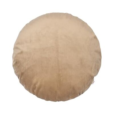 beties "Samt&Sonders Serie Kissenhülle rund ca. 80 cm Ø Kissenbezug Samtkissen Dekokissen aus deutschem Unternehmen in hochwertiger Qualität (braun-beige) beties "Samt&Sonders Serie Kissenhülle rund ca. 80 cm Ø Kissenbezug Samtkissen Dekokissen aus deutschem Unternehmen in hochwertiger Qualität (braun-beige)