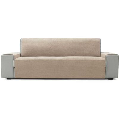 FAVERTI ® Sofaüberwurf für 3-Sitzer, 160 cm, Modell Pego, Beige, Chenille, besonders weich, hochwertiger Sofaschutz, recyceltem Material FAVERTI ® Sofaüberwurf für 3-Sitzer, 160 cm, Modell Pego, Beige, Chenille, besonders weich, hochwertiger Sofaschutz, recyceltem Material