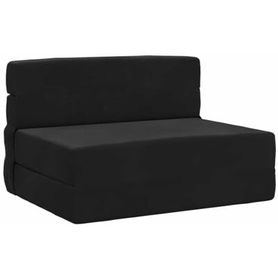 vidaXL Klappsofa Bett Schwarz 70 x 80 x 60 cm Stoff vidaXL Klappsofa Bett Schwarz 70 x 80 x 60 cm Stoff