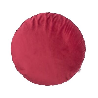 beties "Samt&Sonders Serie Kissenhülle rund ca. 50 cm Ø Kissenbezug Samtkissen Dekokissen aus deutschem Unternehmen in hochwertiger Qualität (Karmin-rot) beties "Samt&Sonders Serie Kissenhülle rund ca. 50 cm Ø Kissenbezug Samtkissen Dekokissen aus deutschem Unternehmen in hochwertiger Qualität (Karmin-rot)