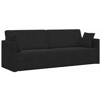 vidaXL Boden-Sofa-Bett Schwarz 213 x 70 x 77 cm Samt Langlebig gebaut für dauerhaften Gebrauch, Ein eleganter Look, perfekt für jedes Wohnzimmer, Super einfach zu reinigen vidaXL Boden-Sofa-Bett Schwarz 213 x 70 x 77 cm Samt Langlebig gebaut für dauerhaften Gebrauch, Ein eleganter Look, perfekt für jedes Wohnzimmer, Super einfach zu reinigen