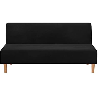 Mingfuxin Armlose Schlafsofabezüge, Stretch-Samt Futon Couchbezug Dicke weiche gemütliche Sofa Schonbezug Möbelschutz für 2-3-Sitzer armloses Klappsofa Mingfuxin Armlose Schlafsofabezüge, Stretch-Samt Futon Couchbezug Dicke weiche gemütliche Sofa Schonbezug Möbelschutz für 2-3-Sitzer armloses Klappsofa