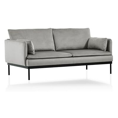 Traumnacht Lyon Sofa 2-Sitzer im modernen Loft Design, grau, produziert nach deutschem Qualitätsstandard, leichter Aufbau Traumnacht Lyon Sofa 2-Sitzer im modernen Loft Design, grau, produziert nach deutschem Qualitätsstandard, leichter Aufbau