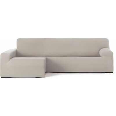 ECOMMERC3 Sofabezug für Chaiselongue, Langer Arm Links, bi-elastisch, atmungsaktiv, Bezug für Chaiselongue, Farbe Leinen, Gummibänder und Schaumstoffe, Verschleißschutz ECOMMERC3 Sofabezug für Chaiselongue, Langer Arm Links, bi-elastisch, atmungsaktiv, Bezug für Chaiselongue, Farbe Leinen, Gummibänder und Schaumstoffe, Verschleißschutz