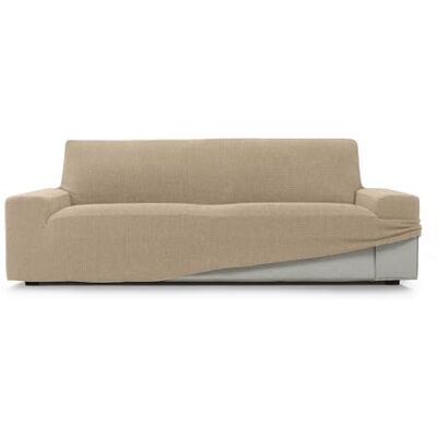 ECOMMERC3 Sofabezug, 3-Sitzer, sehr elastisch, weich, beige mit Schaumstoffstäben zur Anpassung ECOMMERC3 Sofabezug, 3-Sitzer, sehr elastisch, weich, beige mit Schaumstoffstäben zur Anpassung