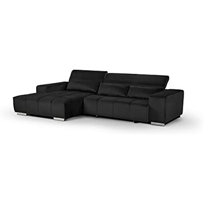 Cotta - Orion - Schwarz - Verstellbare Kopflehnen - Sofa Cotta - Orion - Schwarz - Verstellbare Kopflehnen - Sofa