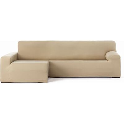 ECOMMERC3 Sofabezug für Chaiselongue, Langer Arm Links, bi-elastisch, atmungsaktiv, für Chaiselongue-Sofa, Beige, Passform mit Gummibändern und Schaumstoffen, Verschleißschutz ECOMMERC3 Sofabezug für Chaiselongue, Langer Arm Links, bi-elastisch, atmungsaktiv, für Chaiselongue-Sofa, Beige, Passform mit Gummibändern und Schaumstoffen, Verschleißschutz
