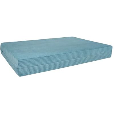 Pillows24 Palettenkissen Sitzkissen 120x80 aus Cord, Abnehmbarer Bezug Palettenauflage für Europaletten 120x80, abnehmbarer Bezug, Weiche Palettensofa, Haus, Garten, Balkon, Made in EU, Hellblau Pillows24 Palettenkissen Sitzkissen 120x80 aus Cord, Abnehmbarer Bezug Palettenauflage für Europaletten 120x80, abnehmbarer Bezug, Weiche Palettensofa, Haus, Garten, Balkon, Made in EU, Hellblau