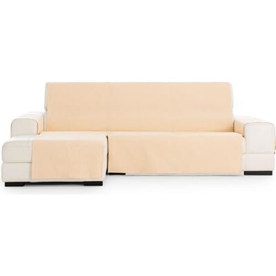 ECOMMERC3 Sofabezug für Chaiselongue, Übergröße, Links, einfache Anbringung mit Gummibändern, senffarben, kompatibel mit Chaiselongue-Sofas, Links oder rechts ECOMMERC3 Sofabezug für Chaiselongue, Übergröße, Links, einfache Anbringung mit Gummibändern, senffarben, kompatibel mit Chaiselongue-Sofas, Links oder rechts