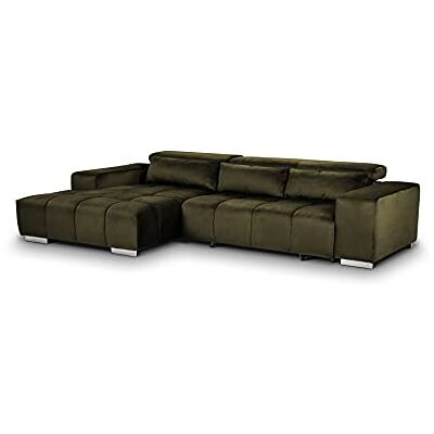Cotta - Orion - Olive - Elektrischer Sitzvorschub - Sofa Cotta - Orion - Olive - Elektrischer Sitzvorschub - Sofa