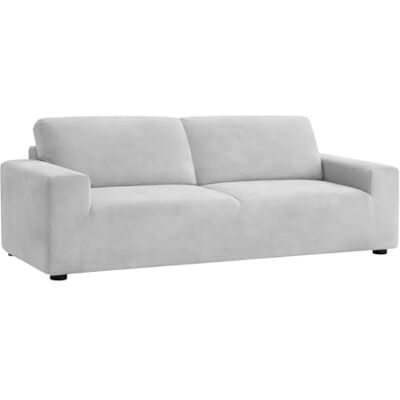 TRAMAS+ Stretch Sofabezug für 2-Sitzer (145–178 cm) – Elastische Sofahusse in Salbeigrün – Perfekter Sitz, rutschfest, Vollständiger Schutz für Sofa mit Armlehnen Gris Claro TRAMAS+ Stretch Sofabezug für 2-Sitzer (145–178 cm) – Elastische Sofahusse in Salbeigrün – Perfekter Sitz, rutschfest, Vollständiger Schutz für Sofa mit Armlehnen Gris Claro