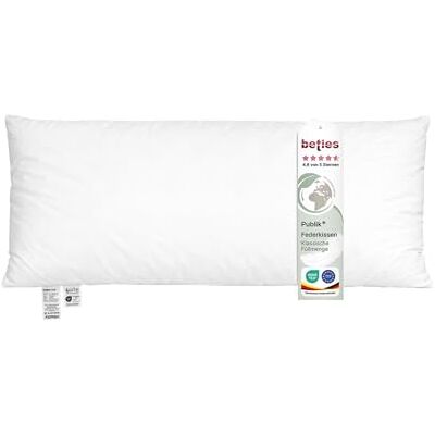 beties Publik Feder Füllkissen 30x70 cm – 530 g Enten- & Gänsefedern – Langformat Innenkissen Inlett – waschbares Baumwoll-Inlett – Sofakissen, Dekokissen & Rückenkissen beties Publik Feder Füllkissen 30x70 cm – 530 g Enten- & Gänsefedern – Langformat Innenkissen Inlett – waschbares Baumwoll-Inlett – Sofakissen, Dekokissen & Rückenkissen
