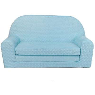 FORTISLINE Kindersofa MINI ausklappbar 78 x 45 x 40 cm Kinderzimmer Sofa aus Mikrofaser mit Liegefläche 104 cm, abnehmbarem waschbarem Bezug, Oeko-TEX Standard 100 FORTISLINE Kindersofa MINI ausklappbar 78 x 45 x 40 cm Kinderzimmer Sofa aus Mikrofaser mit Liegefläche 104 cm, abnehmbarem waschbarem Bezug, Oeko-TEX Standard 100
