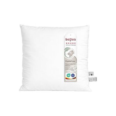 beties PublikFree Füllkissen 45x45 cm – 300 g Faserbällchen – tierfreies Premium Innenkissen & Kissenfüllung – Baumwoll Inlett waschbar – Sofakissen & Dekokissen – weich & bauschig beties PublikFree Füllkissen 45x45 cm – 300 g Faserbällchen – tierfreies Premium Innenkissen & Kissenfüllung – Baumwoll Inlett waschbar – Sofakissen & Dekokissen – weich & bauschig