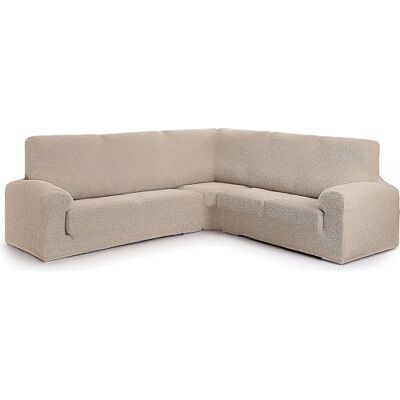 ECOMMERC3 Ecksofabezug, 3+2, sehr elastisch, täglicher Schutz und Passform für Sofas, Beige, bi-elastisch, atmungsaktiv ECOMMERC3 Ecksofabezug, 3+2, sehr elastisch, täglicher Schutz und Passform für Sofas, Beige, bi-elastisch, atmungsaktiv