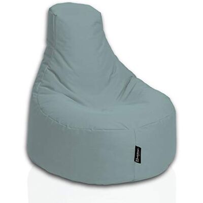 BuBiBag Gamer Sitzsack, Lounge Sessel, Gaming Sitzsäcke, Indoor & Outdoor Kissen für Kinder und Erwachsene (Grau;Ø:80cm) BuBiBag Gamer Sitzsack, Lounge Sessel, Gaming Sitzsäcke, Indoor & Outdoor Kissen für Kinder und Erwachsene (Grau;Ø:80cm)