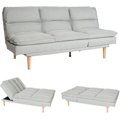 Mendler - Hwc-m79 - Grau Mint Stoff - Sessel - Sofa-Bett Mendler - Hwc-m79 - Grau Mint Stoff - Sessel - Sofa-Bett