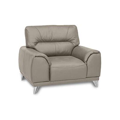 Mivano Sessel Frisco / Polstersessel in Lederoptik passend zum 2er und 3er Sofa Frisco / Sofagarnitur / 112 x 92 x 96 / Hellbraun Mivano Sessel Frisco / Polstersessel in Lederoptik passend zum 2er und 3er Sofa Frisco / Sofagarnitur / 112 x 92 x 96 / Hellbraun
