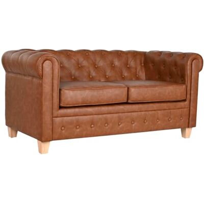 Esprit 2-Sitzer-Sofa Naturbraun Vintage 151 x 79 x 70 cm Marke EAN: 8424002105907 Esprit 2-Sitzer-Sofa Naturbraun Vintage 151 x 79 x 70 cm Marke EAN: 8424002105907