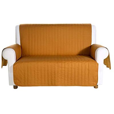 Caleffi Cognac Sofaüberwurf für 3-Sitzer, zweifarbig, aus Baumwolle, 78235 Caleffi Cognac Sofaüberwurf für 3-Sitzer, zweifarbig, aus Baumwolle, 78235