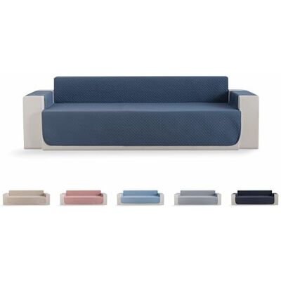 Todocama Sofabezug, Sitzschutz, gepolstert, mit Rautenmuster, atmungsaktiv, leicht zu reinigen, (Graublau, 4-Sitzer-Sofa) Todocama Sofabezug, Sitzschutz, gepolstert, mit Rautenmuster, atmungsaktiv, leicht zu reinigen, (Graublau, 4-Sitzer-Sofa)