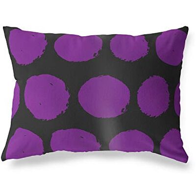 Bonamaison Le Jardin du Lin Kissenbezug Zierkissenbezug Lila-Schwarz Kissenbezug, Für Bett, Auto, Sofa, Haus, Wohnzimmer, Schlafzimmer, Dekoration, 45x60 Cm Entworfen und hergestellt in der Türkei Bonamaison Le Jardin du Lin Kissenbezug Zierkissenbezug Lila-Schwarz Kissenbezug, Für Bett, Auto, Sofa, Haus, Wohnzimmer, Schlafzimmer, Dekoration, 45x60 Cm Entworfen und hergestellt in der Türkei