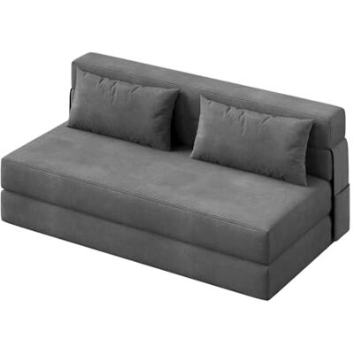 GarveeHome Faltbares Sofa Bett Sessel – 2-in-1 Schlafsofa mit Kissen, Memory-Schaum und abnehmbarem Bezug – Umwandelbare Futon-Couch, platzsparend, waschbar – Ideal für Wohnzimmer, Gästezimmer, GarveeHome Faltbares Sofa Bett Sessel – 2-in-1 Schlafsofa mit Kissen, Memory-Schaum und abnehmbarem Bezug – Umwandelbare Futon-Couch, platzsparend, waschbar – Ideal für Wohnzimmer, Gästezimmer,
