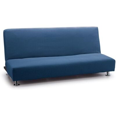 FAVERTI ® Elastischer Sofabezug für Schlafsofa, 3-Sitzer, Modell Reale Blau, Universal-Sofabezug Qualitätsschutz aus Jacquard-Stoff FAVERTI ® Elastischer Sofabezug für Schlafsofa, 3-Sitzer, Modell Reale Blau, Universal-Sofabezug Qualitätsschutz aus Jacquard-Stoff